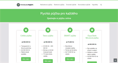 Desktop Screenshot of pohodlne-pujcky.cz