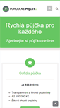 Mobile Screenshot of pohodlne-pujcky.cz